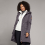 Toggi Ladies Canopy Waterproof Long Coat in Charcoal - Full Image