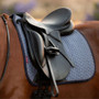 LeMieux Classique Dressage Saddle Pad - Jay Blue - Lifestyle