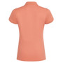 LeMieux Ladies Classique Polo Shirt - Apricot - Back