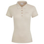 LeMieux Ladies Classique Polo Shirt - Stone - Front