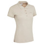 LeMieux Ladies Classique Polo Shirt - Stone - Side
