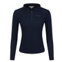 LeMieux Ladies Long Sleeve Sport Polo Shirt - Navy Front