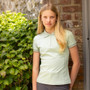 LeMieux Young Rider Polo Shirt in Pistachio - Lifestyle