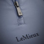 LeMieux Ladies Mia Mesh Short Sleeve Base Layer - Jay Blue - Zip