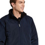 Ariat Mens Stable Insulated Jacket in Navy - chest detail