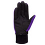Hy Equestrian Kids Winter Two Tone Riding Gloves in Black/Purple - Palm