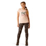 Ariat Youth Roller Pony Short Sleeve T-Shirt in Blushing Rose - Full Outfit
