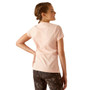 Ariat Youth Roller Pony Short Sleeve T-Shirt in Blushing Rose - Back