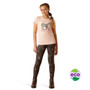 Ariat Youth Roller Pony Short Sleeve T-Shirt in Blushing Rose - Full Outfit