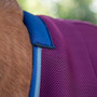 Premier Equine Airflow Cooler Blanket in Burgundy - Wither Pad