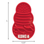 KONG Licks Dog Treat Dispenser in Red - Size