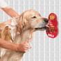 KONG Licks Dog Treat Dispenser in Red - Lifestyle