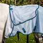 Horseware Amigo Bug Fly Blanket - Azure Blue/Navy/Electric Blue - Inside