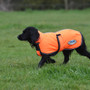 WeatherBeeta ComFiTec Reflective Parka Deluxe Dog Coat 300D - Orange Running