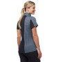 Kerrits Ladies Level Up Short Sleeve Clinic Shirt in Dewdrop - Back/Side