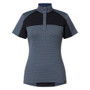 Kerrits Ladies Level Up Short Sleeve Clinic Shirt in Dewdrop - Front Detail