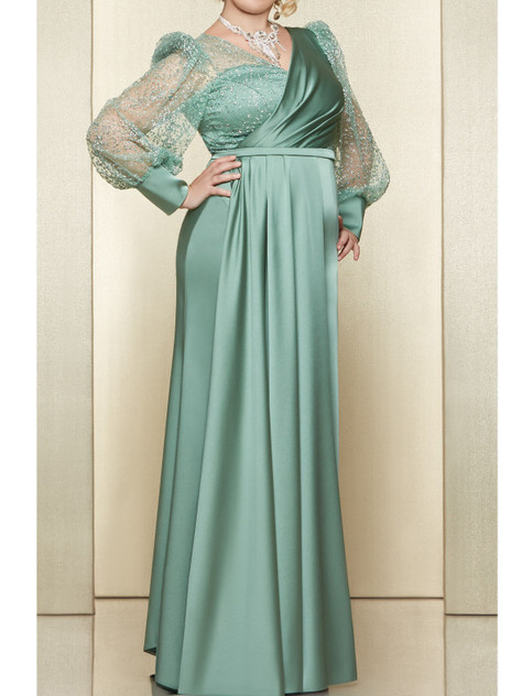 A-Line/Princess V-Neck Mother of the Bride Dresses with Sequins A-Line/Princess V-Neck Mother of the Bride Dresses with Sequins