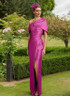 Sheath/Column One-Shoulder Floor-Length Mother of the Bride Dresses 1