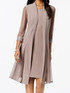 Sheath / Column Jacket Knee-Length Dresses Mother Of The Bride Dresses