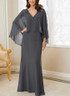 A-Line/Princess V-Neck Mother of the Bride Dresses with Beading