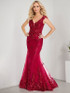 A-line V-Neck Floor-Length Lace Chiffon Mother of the Bride Dress With Applique Sequins Mermaid Dresses