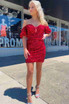 Bodycon Sweetheart Sequins Homecoming Dress