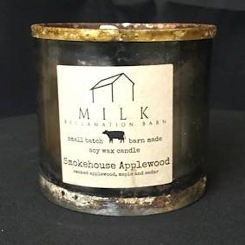 Barn Metal Candle- Smokehouse Applewood