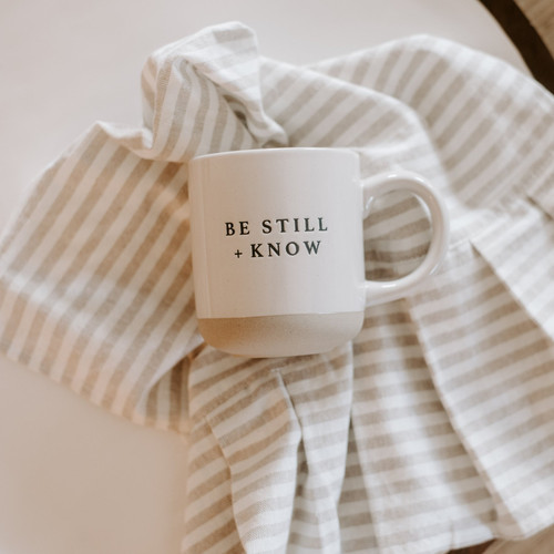 Mug (Stoneware) - Be Still + Know