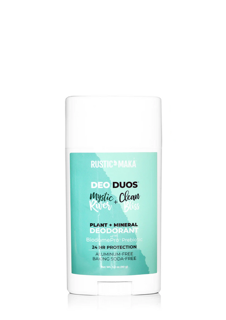 Deo Duos:  Mystic River + Clean Bliss Prebiotic Deodorant (BAKING SODA-FREE)