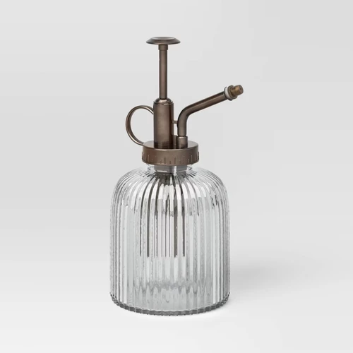 Indoor/Outdoor Glass Plant Mister With Plastic Pump