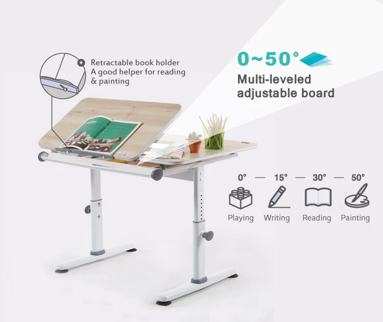 Kid2Youth ERGONOMIC DESK M6+S