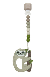 Loulou LOLLIPOP Sloth Silicone Teether Set Loulou LOLLIPOP Sloth Silicone Teether Set