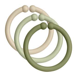 BIBS Loops 12 Pack - Vanilla / Sage / Olive BIBS Loops 12 Pack - Vanilla / Sage / Olive