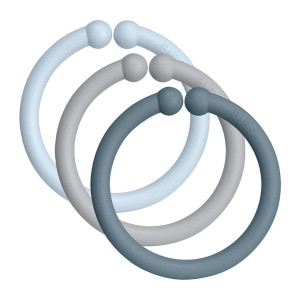 BIBS Loops 12 Pack - Baby Blue / Cloud / Petrol BIBS Loops 12 Pack - Baby Blue / Cloud / Petrol