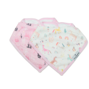 Loulou LOLLIPOP Bandana Bib Set - Unicorn Dream Loulou LOLLIPOP Bandana Bib Set - Unicorn Dream