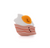 Loulou LOLLIPOP Bacon and Egg Silicone Teether Gem Set Loulou LOLLIPOP Bacon and Egg Silicone Teether Gem Set
