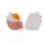 Loulou LOLLIPOP Bacon and Egg Silicone Teether Gem Set Loulou LOLLIPOP Bacon and Egg Silicone Teether Gem Set