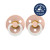 BIBS Pacifier Colour 2 PACK  'Night Glow' - Blush BIBS Pacifier Colour 2 PACK  'Night Glow' - Blush