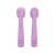 We Might Be Tiny Feedie Fork & Spoon Set - Lilac
