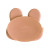We Might Be Tiny Bunny Stickie™ Plate - Dark Peach We Might Be Tiny Bunny Stickie™ Plate - Dark Peach