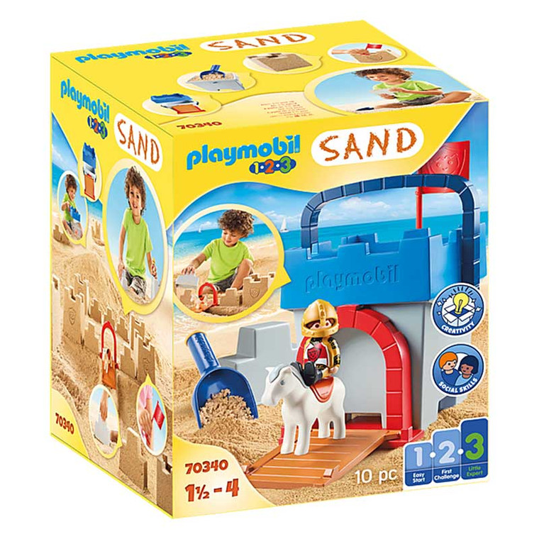 Playmobil - 1.2.3 Knight's Castle Sand Bucket