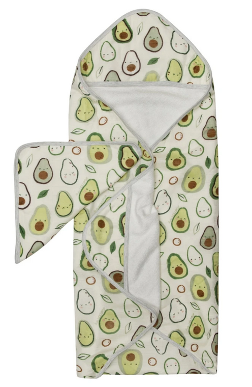 Loulou LOLLIPOP Hooded Towel Set - Avocado