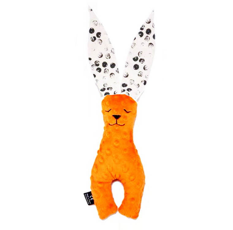 La Millou Bunny Soft Toy - Wild Dots | Orange