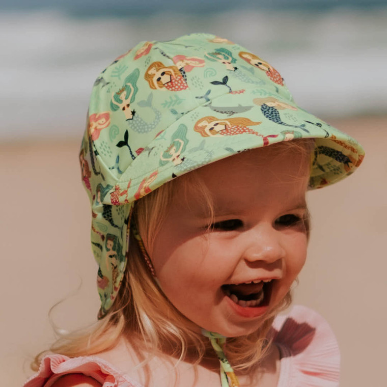 bedhead hats Kids Swim Legionnaire Beach Hat - Mermaid