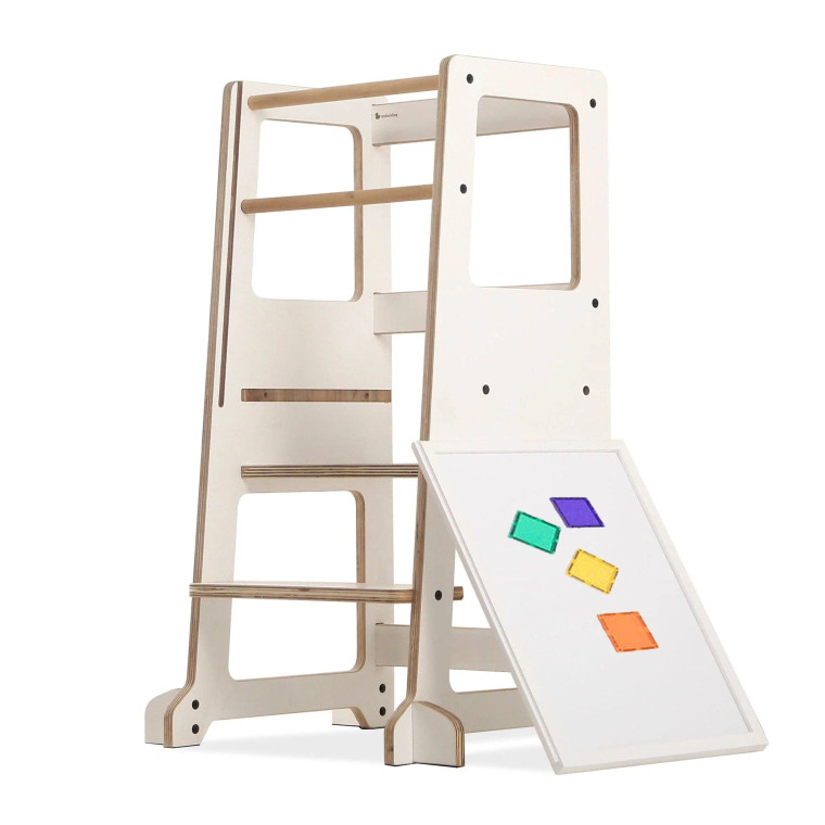 My Duckling LOLA Deluxe Adjustable Learning Tower - White