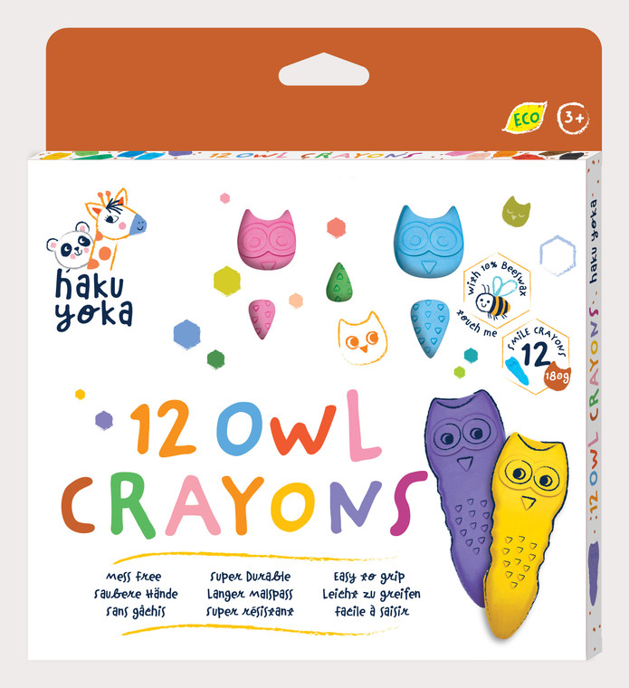 haku yoka 12 Owl Crayons