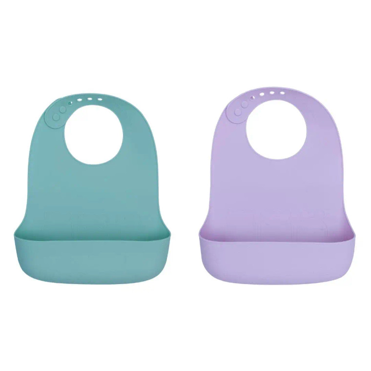 We Might Be Tiny Catchie Bibs® 2.0 - Catchie Bibs® 2.0 - Lilac & Pistachio