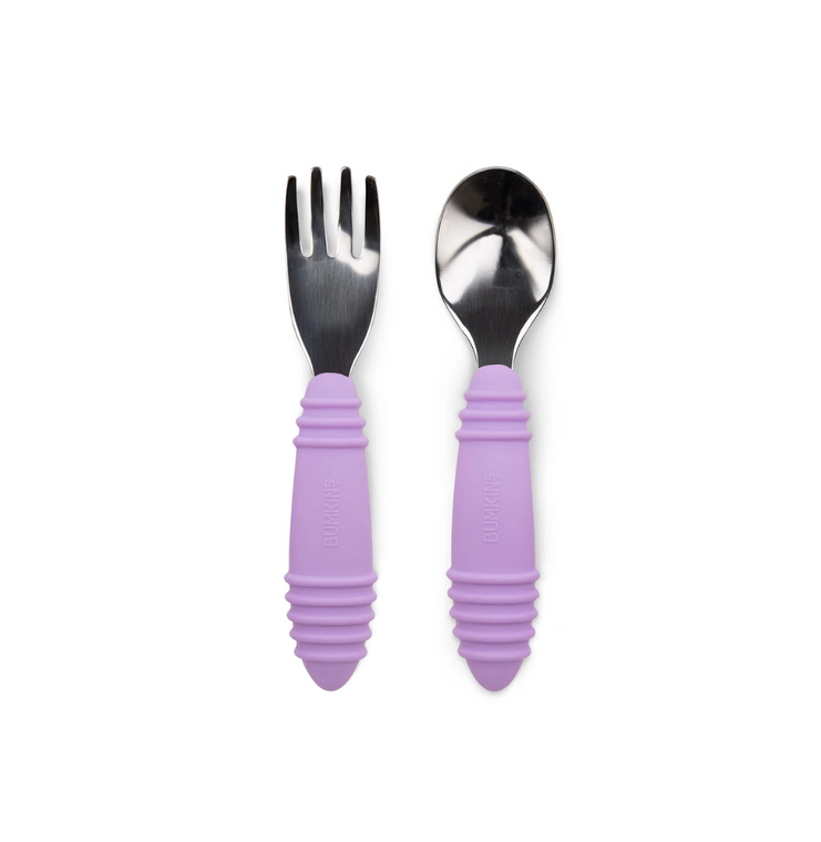 Bumkins Spoon and Fork - Lavender