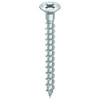 Alternate product image of HECO 4.5 x 60 Countersunk Head Full Thread Silver Zinc Steel PZD-2 Centre Hole.