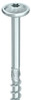 Alternate product image of HECO 6 x 160 Flange Head Partial Thread Silver Zinc Steel T-25.